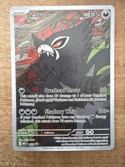 Pokemon Pitch Black ETB Zarude 88 Black Star Promo Prerelease NM In Hand - Image 1