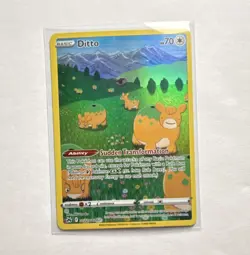Pokemon TCG Ditto GG22/GG70 Crown Zenith Galarian Gallery Holo Full Art - Image 1