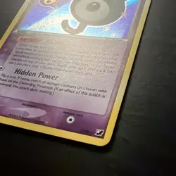 Unown Lot X3 J/28 C/28 Y/28 Unseen Forces Holo Rare Pokemon SWIRL MP - Image 4