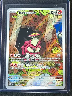 Turtonator - 146/142 - SV07: Stellar Crown - Illustration Rare - Mint/NM - Eng - Image 1