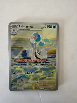 Pokemon TCG Primarina 088/084 IR Pitch Black NM English. - Image 1