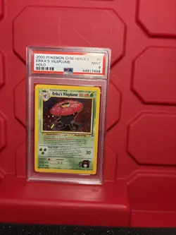 2000 Pokemon Gym Heroes Erika’s Vileplume Holo PSA 9 MINT - Image 2