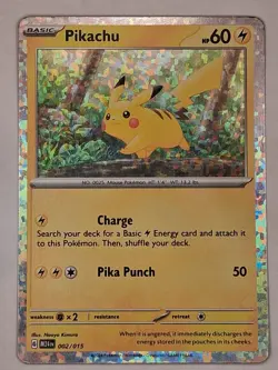 Pokemon Pikachu McDonald's Promos 2024 Promo Holo #002/015 - Image 1