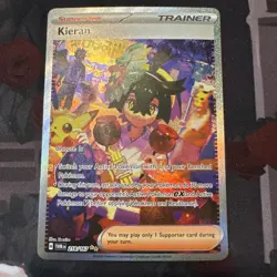 Pokemon Kieran 218/167 Sv06: Twilight Masquerade Special Illustration Rare NM - Image 1