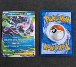 Mega Darkrai ex 048/084 Double Rare Pitch Black Pokemon Holo Near Mint - Image 1