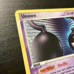 2005 Pokemon Unown Question Mark U/28 Unseen Forces Holo Rare LP-NM - Image 2