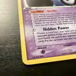 2005 Pokemon Unown Question Mark U/28 Unseen Forces Holo Rare LP-NM - Image 3