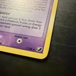 2005 Pokemon Unown Question Mark U/28 Unseen Forces Holo Rare LP-NM - Image 5