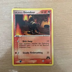 Pokemon TCG Team Magma's Houndour EX Team Magma vs Team Aqua 63/95 Non Holo - NM - Image 1