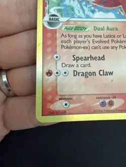 Pokemon TCG Latias Delta Species 11/110 EX Holon Phantoms Reverse Holo - MP - Image 4