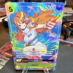Bandai One Piece CCG Nami OP08-106 Two Legends Parallel Foil Character 5000 - Image 1