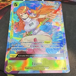 Bandai One Piece CCG Nami OP08-106 Two Legends Parallel Foil Character 5000 - Image 3
