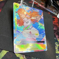 Bandai One Piece CCG Nami OP08-106 Two Legends Parallel Foil Character 5000 - Image 4