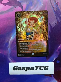 Disney Lorcana - Jessie Lively Cowgirl - Enchanted 223/204 Wilds Unknown EN 12 - Image 1