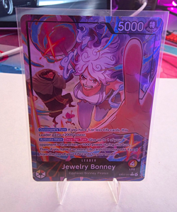 Bandai One Piece Card Game Jewelry Bonney Leader EB04-001 Special Foil 5000 ENG - Image 1
