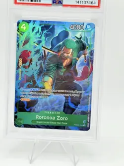 2025 Roronoa Zoro Alternate Art One Piece Card PRB02-006 PSA 10 - Image 2