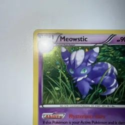 Meowstic - XY48 - Pokemon XY Promo Holo Rare Card NM - Image 3
