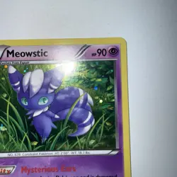 Meowstic - XY48 - Pokemon XY Promo Holo Rare Card NM - Image 4