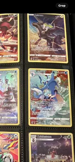Pokemon Trainer Gallery Lot Wishiwashi SR Zekrom Kingdra Milotic 9 Cards NM - Image 3