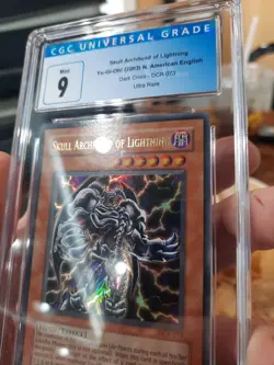 Skull Archfiend Of Lightning Cgc 9 Mint 2003 DCR-073 Dark Crisis Ultra Rare Card - Image 5