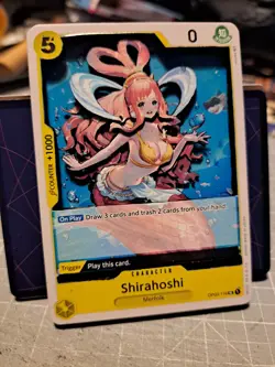 3D Custom Card: One Piece - Shirahoshi OP03-116 Shadowbox - Image 1