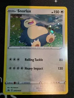 Snorlax SWSH032 SWSH: Sword & Shield Promo Cards Holo - Image 1