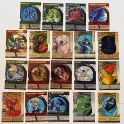 2008 2009 Bakugan Card Lot 19 Cards Battle Brawlers Gate Ability Foil - Image 1