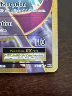 Pokemon Mewtwo-EX Full Art Holo Evolutions 103/108 ENG 180HP TCG Card - EX Cond - Image 4