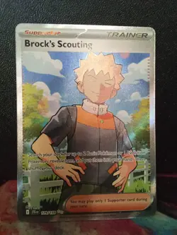 Brock's Scouting Journey Together Ultra Rare Card 179/159 NM Condition - Image 1