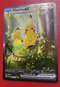 Pikachu ex - Ascended Heroes Special Illustration Rare Card 276/217 SIR - Image 1