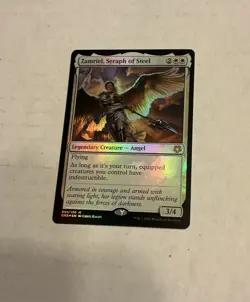 MTG Zamriel, Seraph of Steel *FOIL* Magic Game Night: Free-For-All 001 NM - Image 1