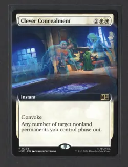 Clever Concealment (Extended Art) MSC 298 R Commander: Marvel Super Heroes NM - Image 1