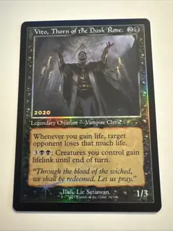 Vito, Thorn of the Dusk Rose 30th Anniversary Promos Foil - Image 1