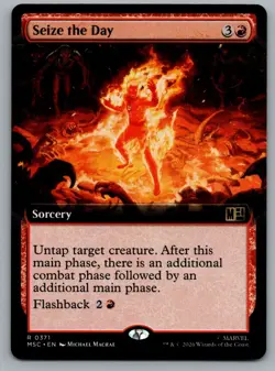 Seize the Day (Extended Art) 371 Commander: Marvel Super Heroes Magic: NM - Image 1
