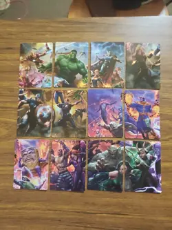 Mtg Marvel Super Heroes Scene Box Art Series Complete Set - Image 1