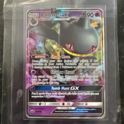 Pokemon TCG Banette GX Holo Rare Full Art 66/168 Celestial Storm - Image 1