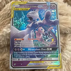 Pokemon Mewtwo & Mew GX 71/236 Unified Minds Holo Ultra Rare English HP 270 - Image 1