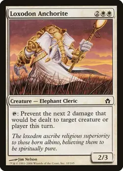 [4x] Loxodon Anchorite 5DN LP MTG - Image 1