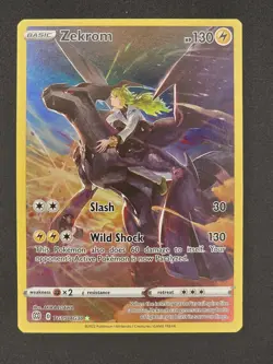 Zekrom - TG05/TG30 Holo Rare Brilliant Stars Pokemon TCG Near Mint - Image 1