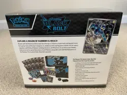 Black Bolt and White Flare POKEMON CENTER ETB Elite Trainer Box SEALED SET - Image 3
