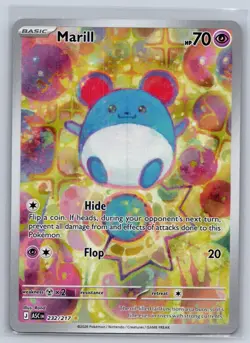 MARILL 232/217 ILLUSTRATION RARE ASCENDED HEROES POKEMON HOLO NEAR MINT - Image 1