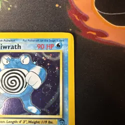 Wizards of the Coast Pokemon TCG Poliwrath 015/130 Base Set 2 Holo Rare (#2) DMG - Image 3