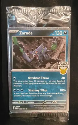 Pokemon: Zarude 056/084 GameStop Promo - Sealed - Image 1