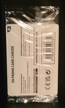Pokemon: Zarude 056/084 GameStop Promo - Sealed - Image 2