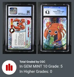 CGC GEM MINT 10 SPECTRA Topps Chrome Paras #46 Holo Pokemon 2000: POP 5! - Image 1