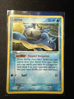 Pokemon Lapras 8/92 EX Legend Maker Holo Rare English 2006 - Image 1