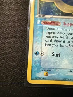 Pokemon Lapras 8/92 EX Legend Maker Holo Rare English 2006 - Image 2