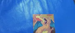 Pokemon TCG Topps Charizard E6 of 12 Movie Edition Holo Foil Blue Logo 1999 - Image 2