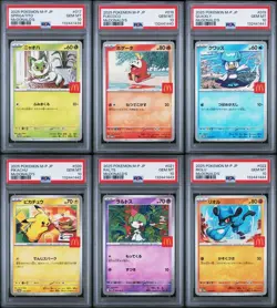 PSA 10 SEQUENTIAL McDonalds Promo Complete Set Pokemon Japanese 2025 Pikachu etc - Image 1