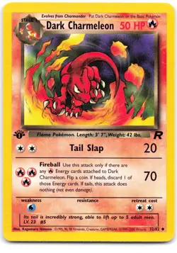 Dark Charmeleon 32/82 1st Edition Team Rocket LP - Image 1